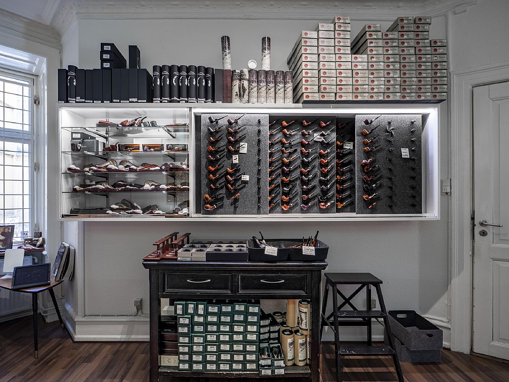 The Danish Pipe Shop — shop interior